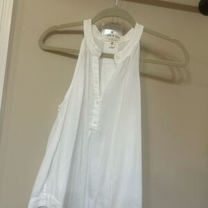 Anthropologie Cloth & Stone White Sleeveless Blouse
